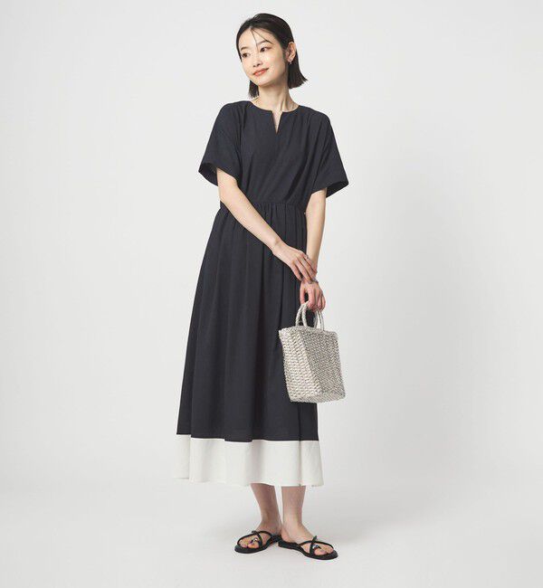 UNITED ARROWS green label relaxing「Breeze Cool ワンピース マシンウォッシャブル 通気性 UVカット」|ワンピース|