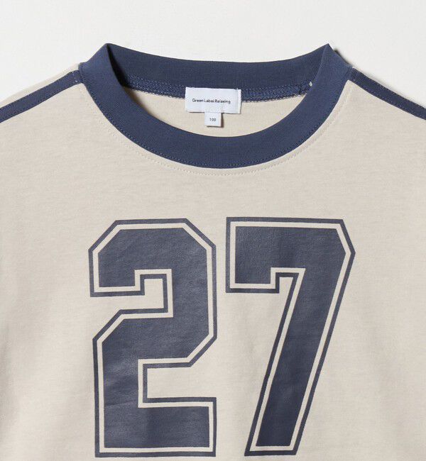 UNITED ARROWS green label relaxing「【WEB限定】ナンバープリント Tシャツ/ キッズ 100cm-160cm」|Tシャツ・カットソー|