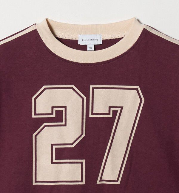 UNITED ARROWS green label relaxing「【WEB限定】ナンバープリント Tシャツ/ キッズ 100cm-160cm」|Tシャツ・カットソー|