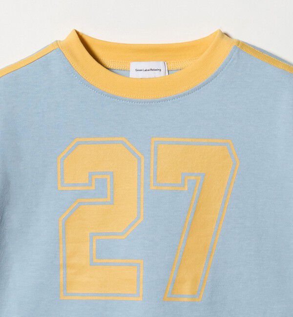 UNITED ARROWS green label relaxing「【WEB限定】ナンバープリント Tシャツ/ キッズ 100cm-160cm」|Tシャツ・カットソー|