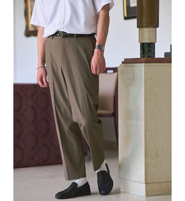 UNITED ARROWS green label relaxing「ポリエステル ドビー ワイド ユーティリティ イージー パンツ W2 -接触冷感・吸水速乾・ストレッチ-」|その他|
