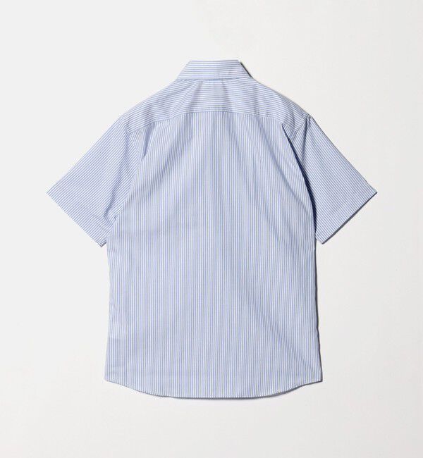 UNITED ARROWS green label relaxing「エブリット TC パナマ ストライプ スタンダード ボタンダウン ショートスリーブ シャツ -イージーアイロン」|シャツ・ブラウス|