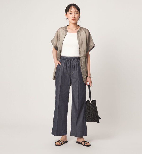 UNITED ARROWS green label relaxing「［size SHORT/TALLあり］ライト デニム ニーハイフレアパンツ」|その他|
