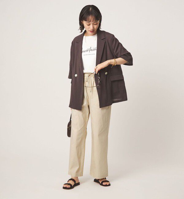 UNITED ARROWS green label relaxing「［size SHORT/TALLあり］オルマイ LI/MIX ベイカー パンツ 2」|その他|