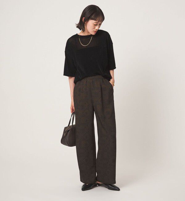 UNITED ARROWS green label relaxing「スカーフプリント パンツ」|その他|