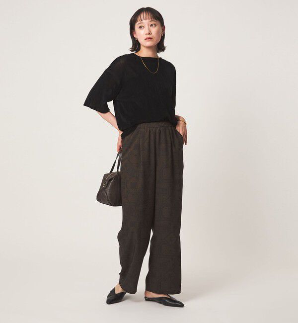 UNITED ARROWS green label relaxing「スカーフプリント パンツ」|その他|