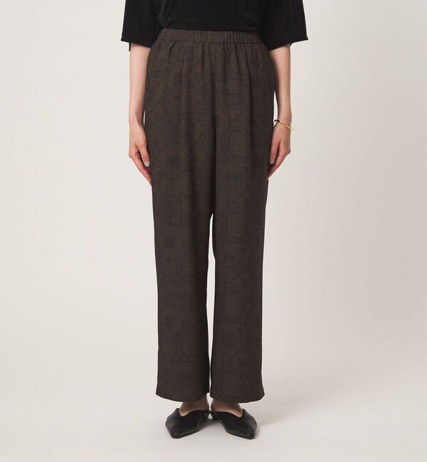 UNITED ARROWS green label relaxing「スカーフプリント パンツ」|その他|