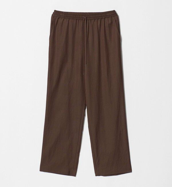 BEAUTY&YOUTH UNITED ARROWS「コットンレーヨンサテン ドローストワイドパンツ」|その他|DK.BROWN