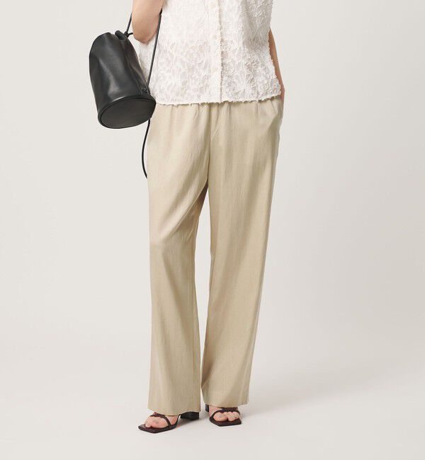 BEAUTY&YOUTH UNITED ARROWS「サテンドロースト ワイドパンツ ウォッシャブル」|その他|