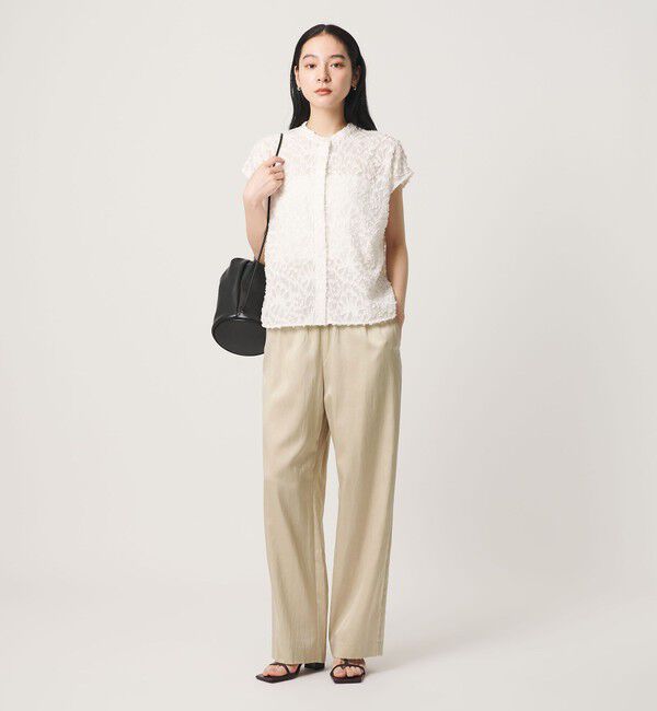BEAUTY&YOUTH UNITED ARROWS「サテンドロースト ワイドパンツ ウォッシャブル」|その他|