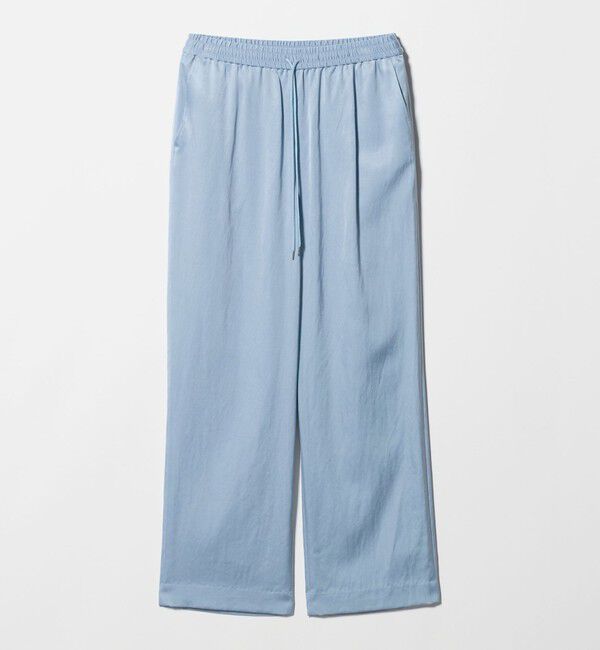 BEAUTY&YOUTH UNITED ARROWS「サテンドロースト ワイドパンツ ウォッシャブル」|その他|