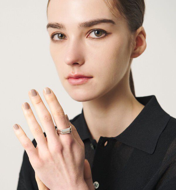 BEAUTY&YOUTH UNITED ARROWS「＜eoa＞ストーン ダブル リング」|リング|