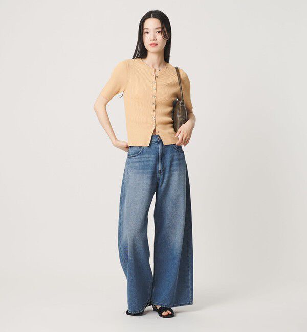 BEAUTY&YOUTH UNITED ARROWS「ライトオンス ワイド デニムパンツ」|デニム|