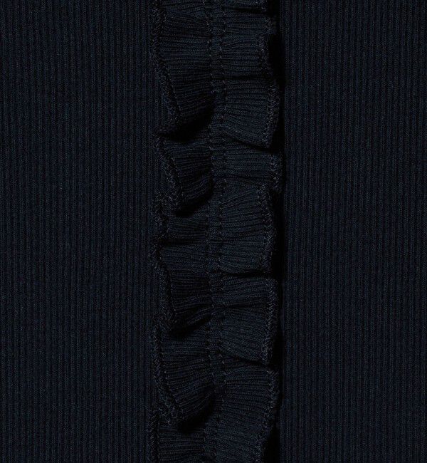 BEAUTY&YOUTH UNITED ARROWS「コットン リブ フリル キャップスリーブ カットソー」|Tシャツ・カットソー|