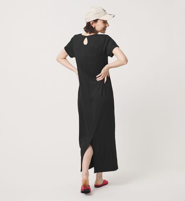 BEAUTY&YOUTH UNITED ARROWS「【WEB限定】リブショートスリーブ カットソーワンピース」|ワンピース|