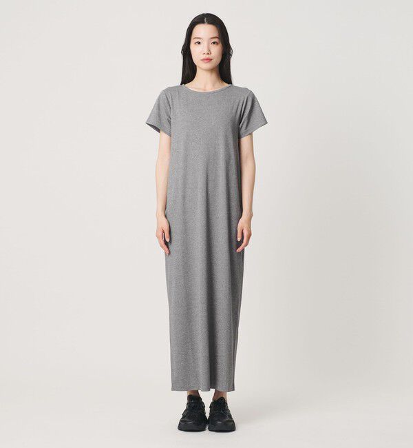 BEAUTY&YOUTH UNITED ARROWS「【WEB限定】リブショートスリーブ カットソーワンピース」|ワンピース|