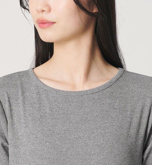 BEAUTY&YOUTH UNITED ARROWS「【WEB限定】リブショートスリーブ カットソーワンピース」|ワンピース|