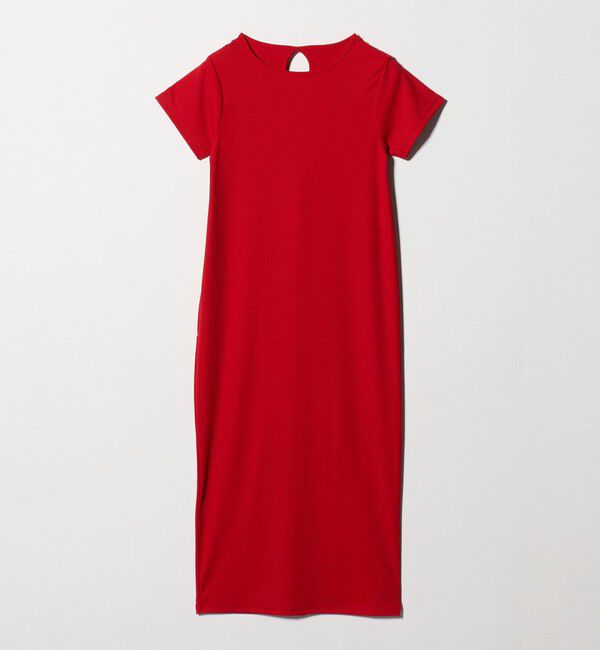 BEAUTY&YOUTH UNITED ARROWS「【WEB限定】リブショートスリーブ カットソーワンピース」|ワンピース|