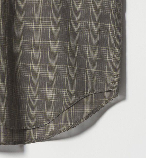 STEVEN ALAN「＜Steven Alan＞ スラブ チェック レギュラーカラー ショートスリーブ シャツ」|シャツ・ブラウス|