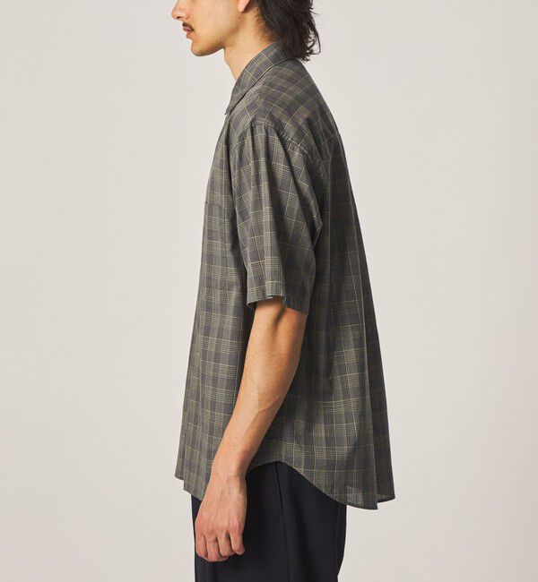 STEVEN ALAN「＜Steven Alan＞ スラブ チェック レギュラーカラー ショートスリーブ シャツ」|シャツ・ブラウス|