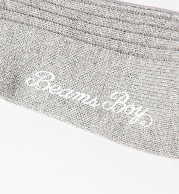 BEAMSBOY「1/2ソリッド リブ ソックス」|ソックス|