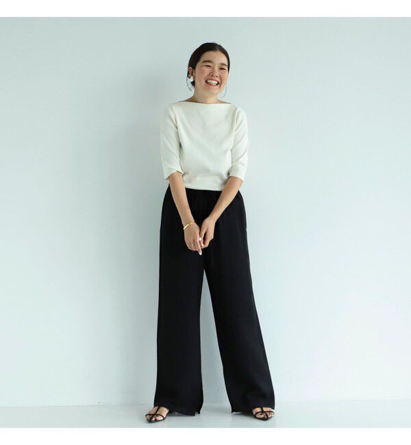 Demi-Luxe BEAMS 「シンプル ボートネック ニット .M」|ニット・セーター|