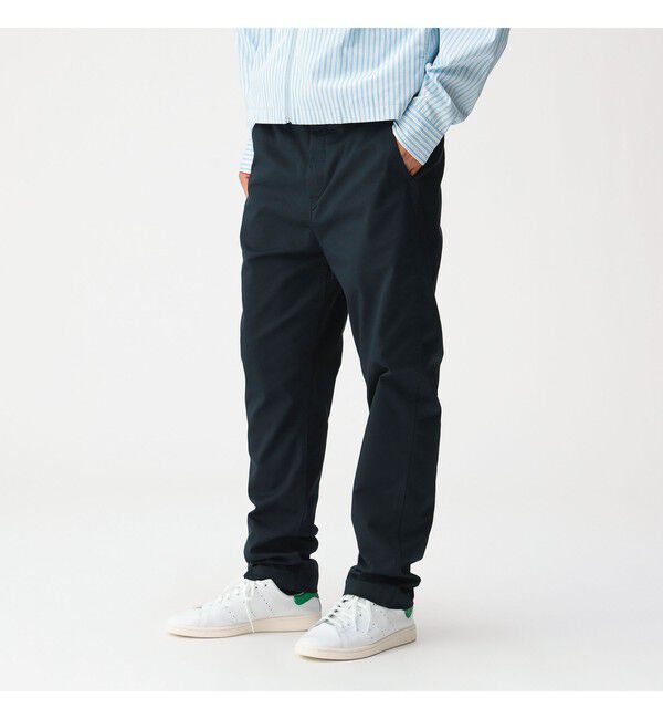 BEAMS「ストレッチテーパードチノ」|チノ|NAVY