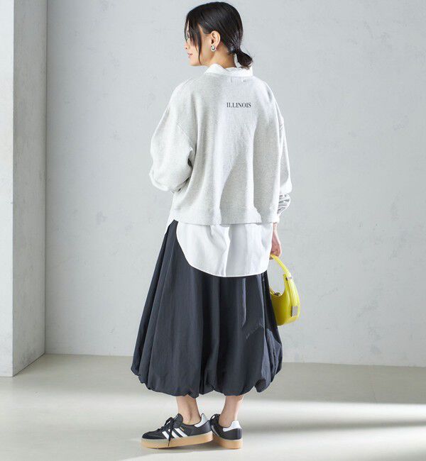 SHIPS for women「〈手洗い可能〉タック バルーン スカート 24SS ◇」|スカート|