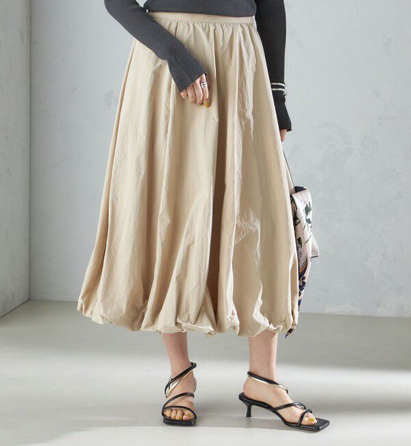 SHIPS for women「〈手洗い可能〉タック バルーン スカート 24SS ◇」|スカート|