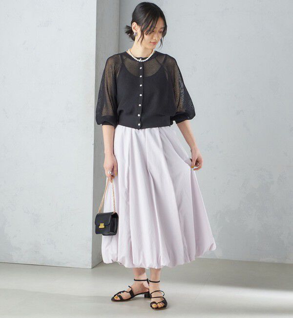 SHIPS for women「〈手洗い可能〉タック バルーン スカート 24SS ◇」|スカート|