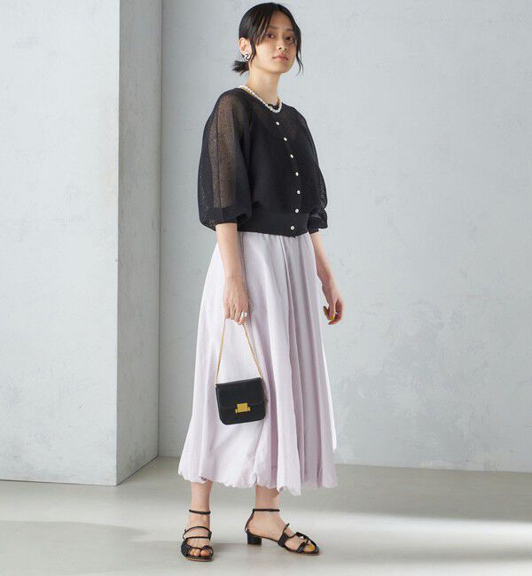 SHIPS for women「〈手洗い可能〉タック バルーン スカート 24SS ◇」|スカート|