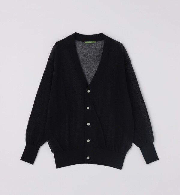 SHIPS「BENCH MARKING SHIRT: シアー ニット Vカーディガン」|カーディガン|