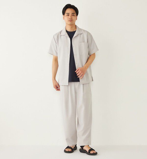 SHIPS Colors 「SHIPS Colors:〈洗濯機可能〉ポリトロ オープンカラー シャツ」|シャツ・ブラウス|