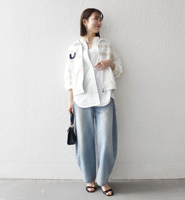 SHIPS any「【SHIPS any別注】FILA:〈洗濯機可能〉スタンドカラー ジップ ライン ブルゾン」|その他|