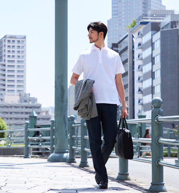 SHIPS「SHIPS:〈手洗い可能〉INFITEX 2WAY ストレッチ スラックス」|スラックス|