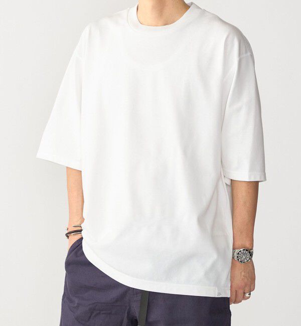 SHIPS「THYARD: COOLMAX(R) クルーネック Tシャツ」|Tシャツ・カットソー|ホワイト