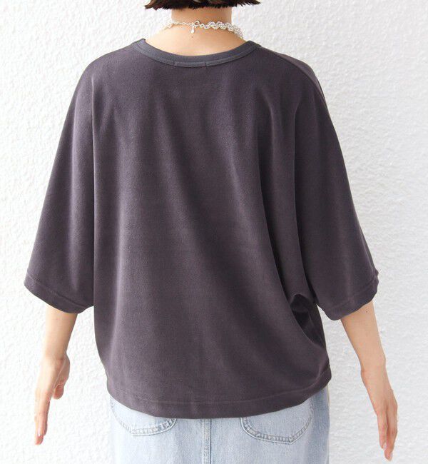 SHIPS for women「【実力派ベーシック】〈接触冷感/UVカット〉マイクロ パイル ドルマンスリーブ プルオーバー」|Tシャツ・カットソー|