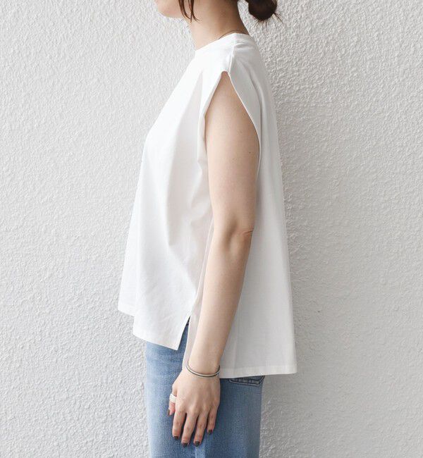 SHIPS Colors 「SHIPS Colors:〈接触冷感〉ショルダータック プリント トップス◇」|Tシャツ・カットソー|