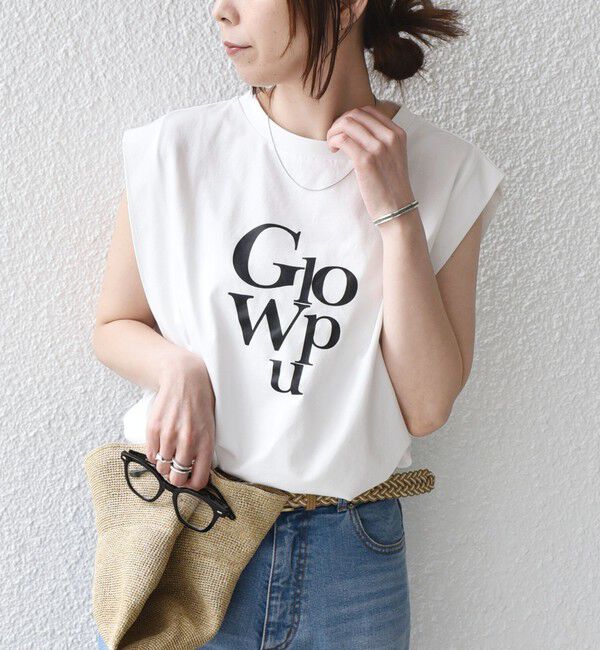 SHIPS Colors 「SHIPS Colors:〈接触冷感〉ショルダータック プリント トップス◇」|Tシャツ・カットソー|