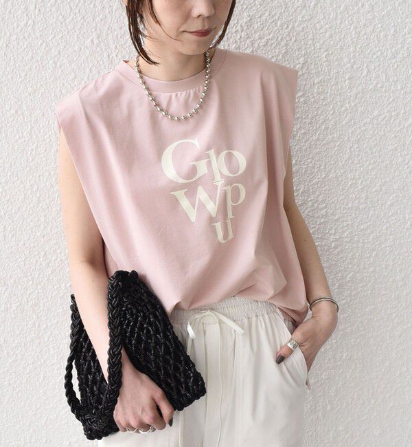 SHIPS Colors 「SHIPS Colors:〈接触冷感〉ショルダータック プリント トップス◇」|Tシャツ・カットソー|