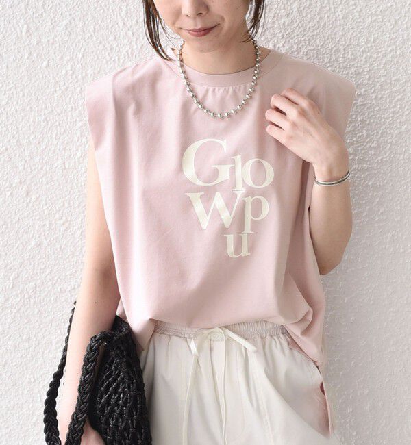SHIPS Colors 「SHIPS Colors:〈接触冷感〉ショルダータック プリント トップス◇」|Tシャツ・カットソー|