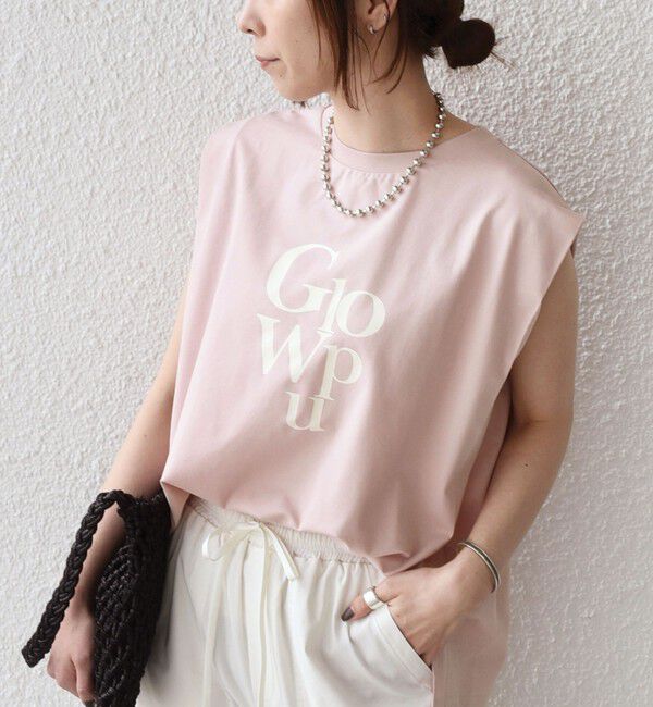 SHIPS Colors 「SHIPS Colors:〈接触冷感〉ショルダータック プリント トップス◇」|Tシャツ・カットソー|