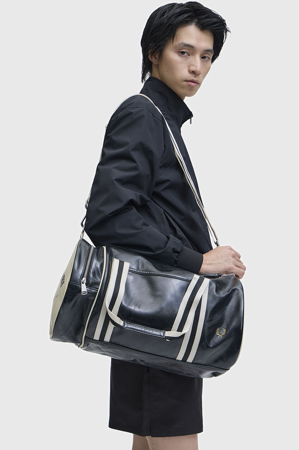 FRED PERRY 「Classic Barrel Bag／クラシックバレルバッグ」|ボストンバッグ|