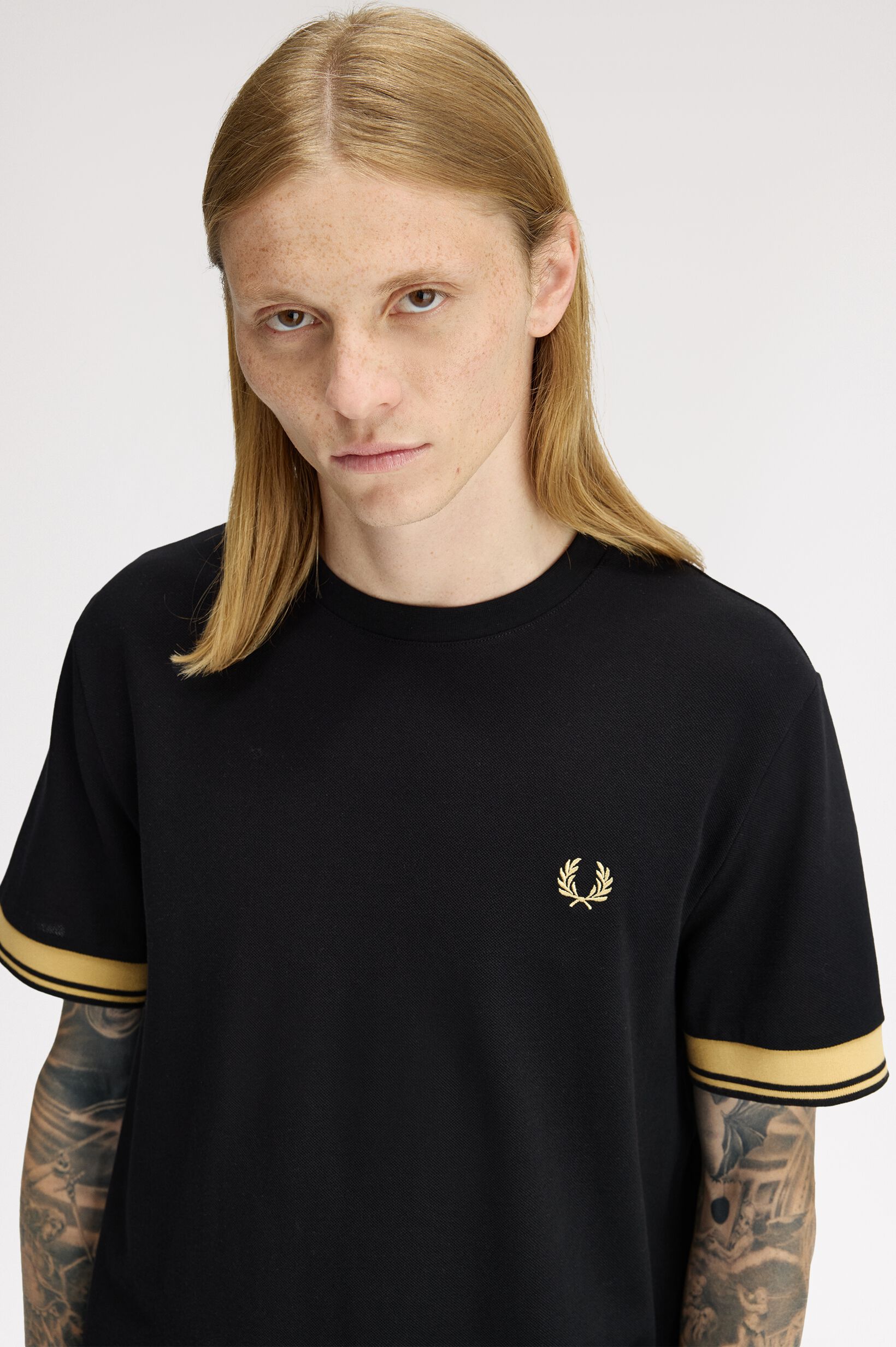 FRED PERRY 「FRED PERRY／Twin Tipped Cuff T-Shirt／ツインティップカフスTシャツ」|Tシャツ・カットソー|