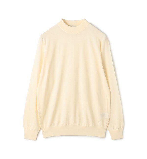 TOMORROWLAND MENS「TOMORROWLAND tricot スーパーファインメリノウール モックネックプルオーバー」|ニット・セーター|11 ホワイト