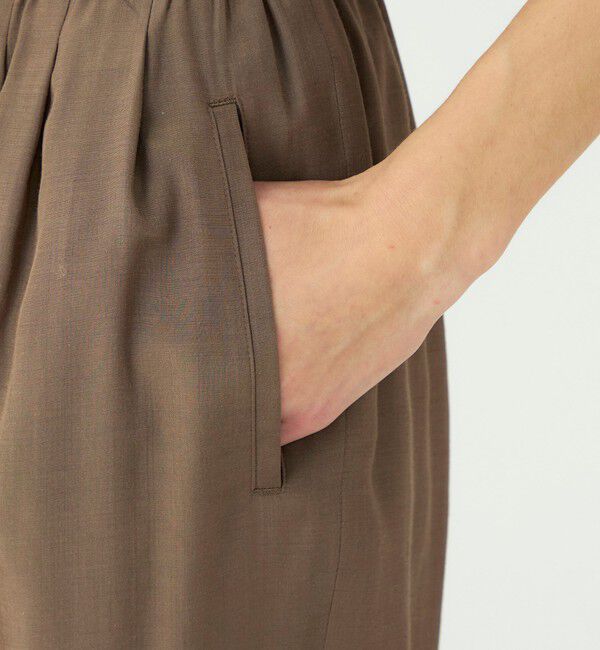 Ballsey「シルキーブロード ドロストワイドパンツ」|その他|