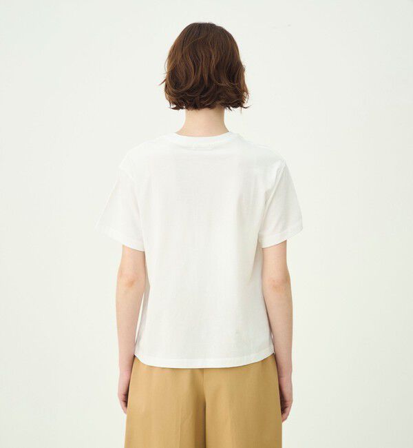MACPHEE「コットンロゴプリント Tシャツ」|Tシャツ・カットソー|
