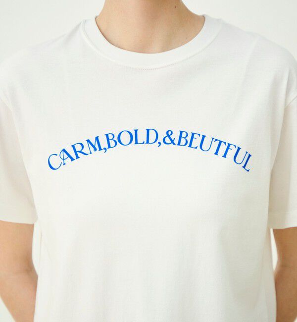 MACPHEE「コットンロゴプリント Tシャツ」|Tシャツ・カットソー|