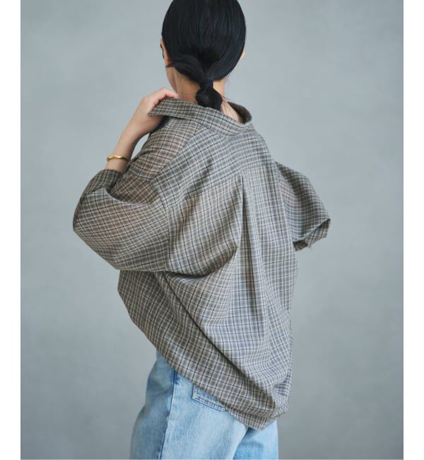 Plage「《予約》CHECK シャツ」|シャツ・ブラウス|