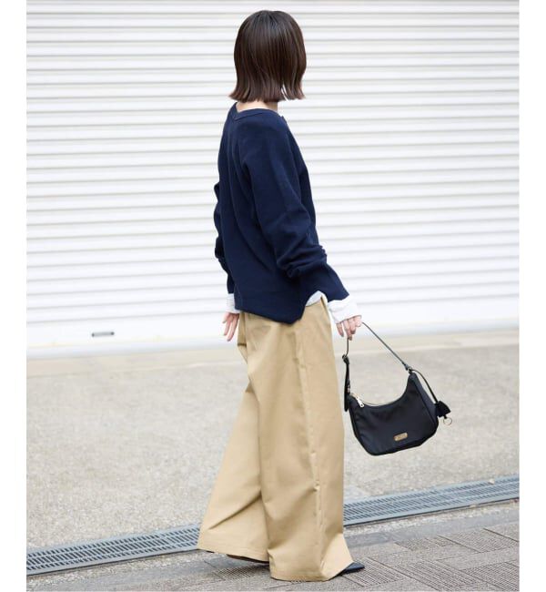 SLOBE IENA「《WEB限定カラー有り/追加》Wフェイスジャージヘンリープルオーバー」|Tシャツ・カットソー|